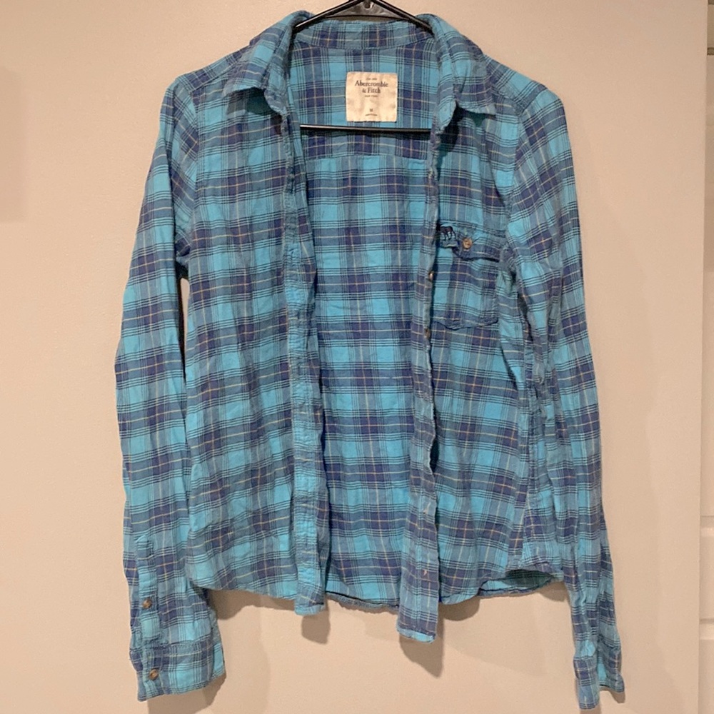Hollister Blue Flannel - Size M